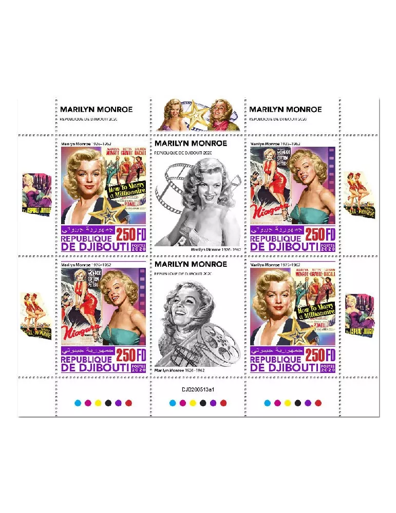 n° 3252/3253 - Timbre DJIBOUTI Poste