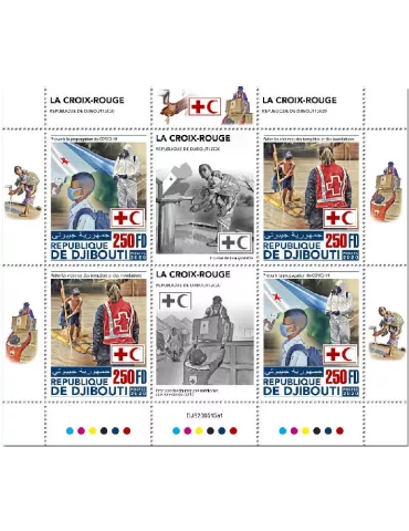 n° 3260/3261 - Timbre DJIBOUTI Poste