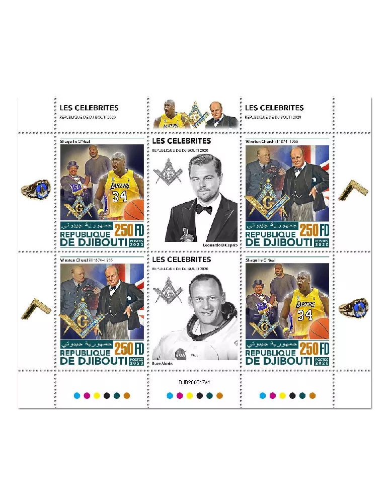 n° 3268/3269 - Timbre DJIBOUTI Poste