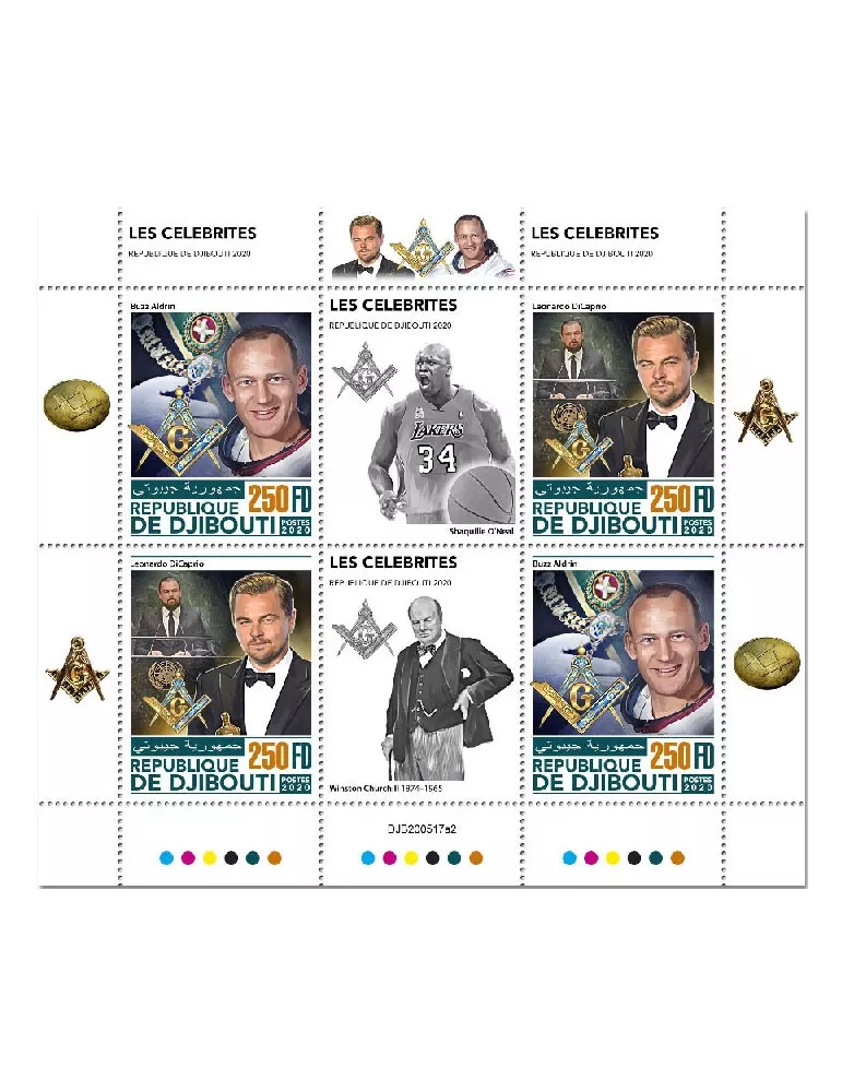 n° 3270/3271 - Timbre DJIBOUTI Poste