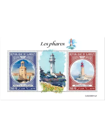 n° 3368AQ/3368AR - Timbre DJIBOUTI Poste