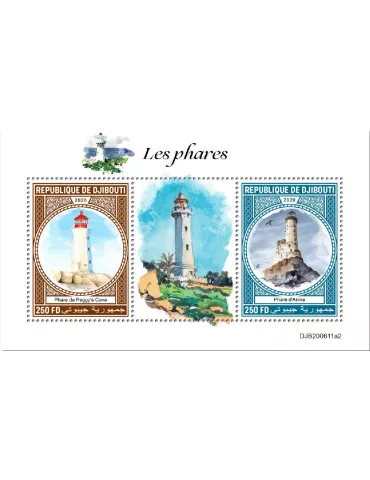 n° 3368AS/3368AT - Timbre DJIBOUTI Poste