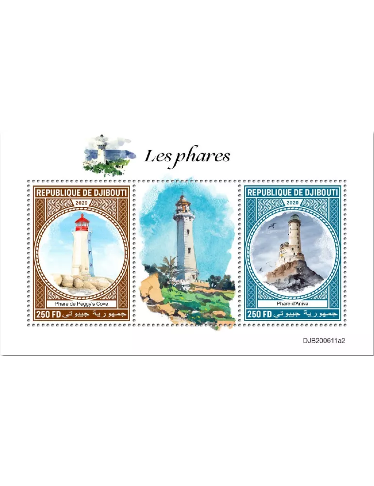 n° 3368AS/3368AT - Timbre DJIBOUTI Poste