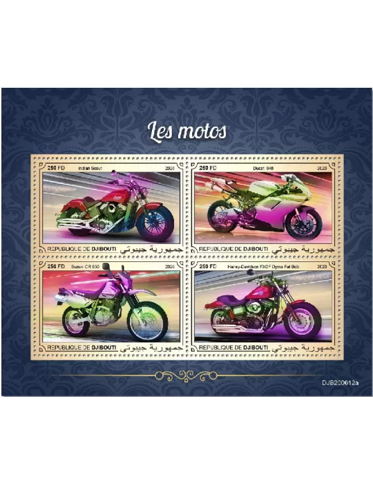n° 3368AU/3368AX - Timbre DJIBOUTI Poste