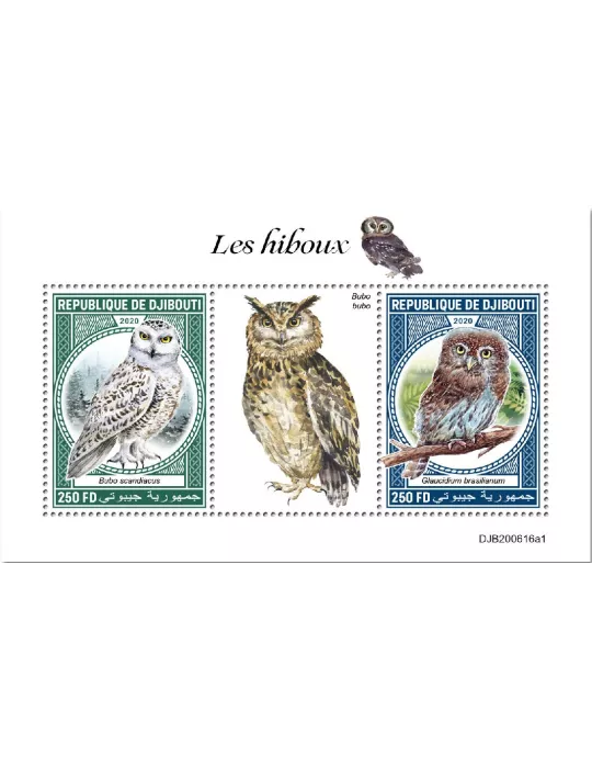 n° 3368BL/3368BM - Timbre DJIBOUTI Poste