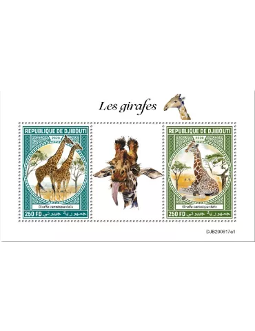 n° 3368BQ/3368BR - Timbre DJIBOUTI Poste