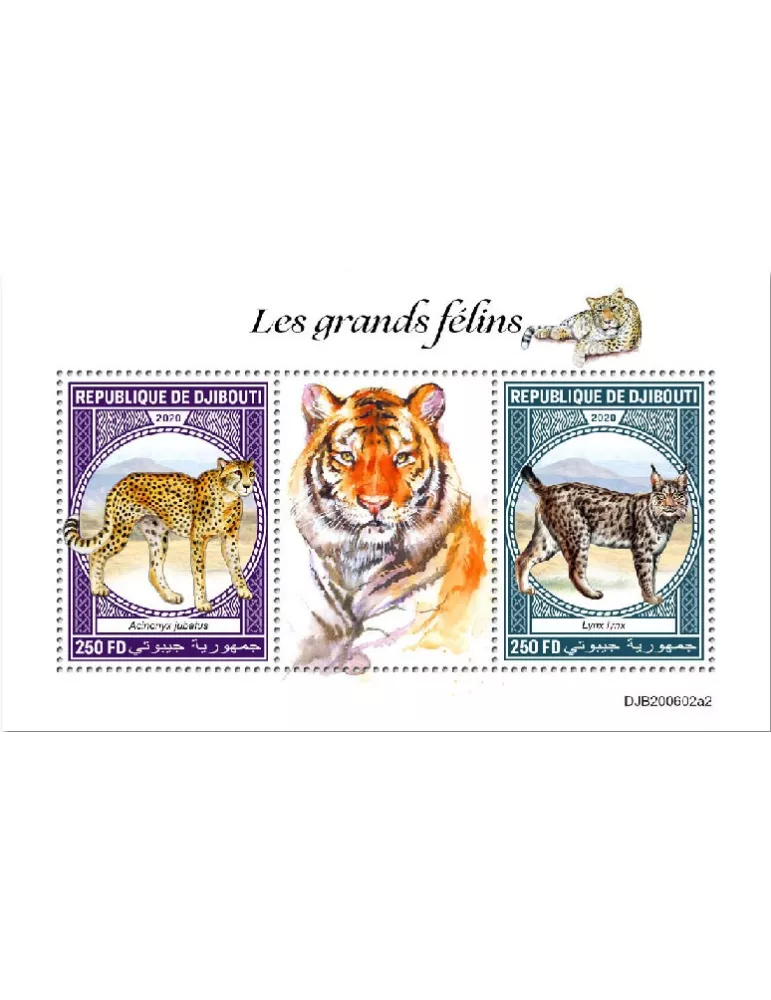 n° 3368G/3368H - Timbre DJIBOUTI Poste