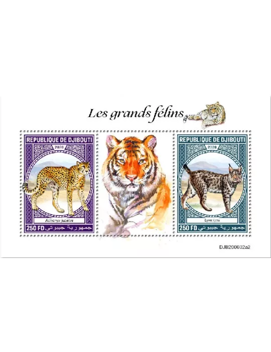 n° 3368G/3368H - Timbre DJIBOUTI Poste