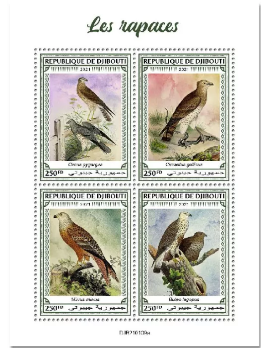 n° 3405/3408 - Timbre DJIBOUTI Poste