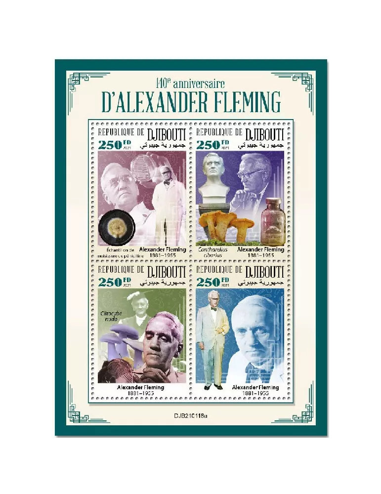 n° 3433/3436 - Timbre DJIBOUTI Poste