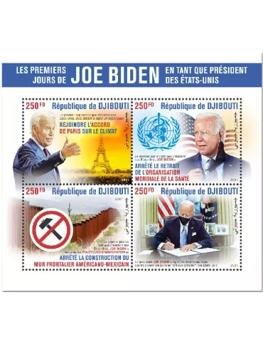 n° 3449/3452 - Timbre DJIBOUTI Poste