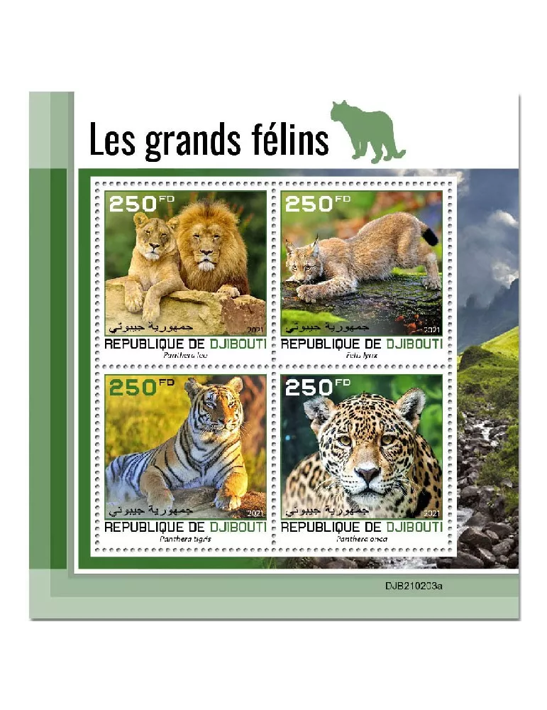 n° 3463/3466 - Timbre DJIBOUTI Poste