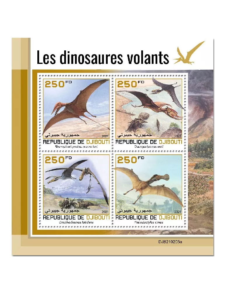 n° 3471/3474 - Timbre DJIBOUTI Poste