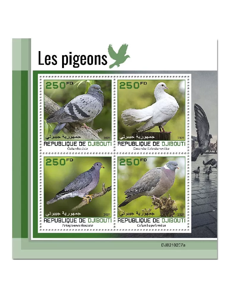 n° 3479/3482 - Timbre DJIBOUTI Poste