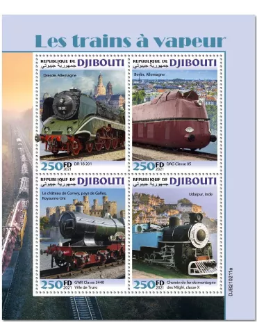 n° 3495/3498 - Timbre DJIBOUTI Poste