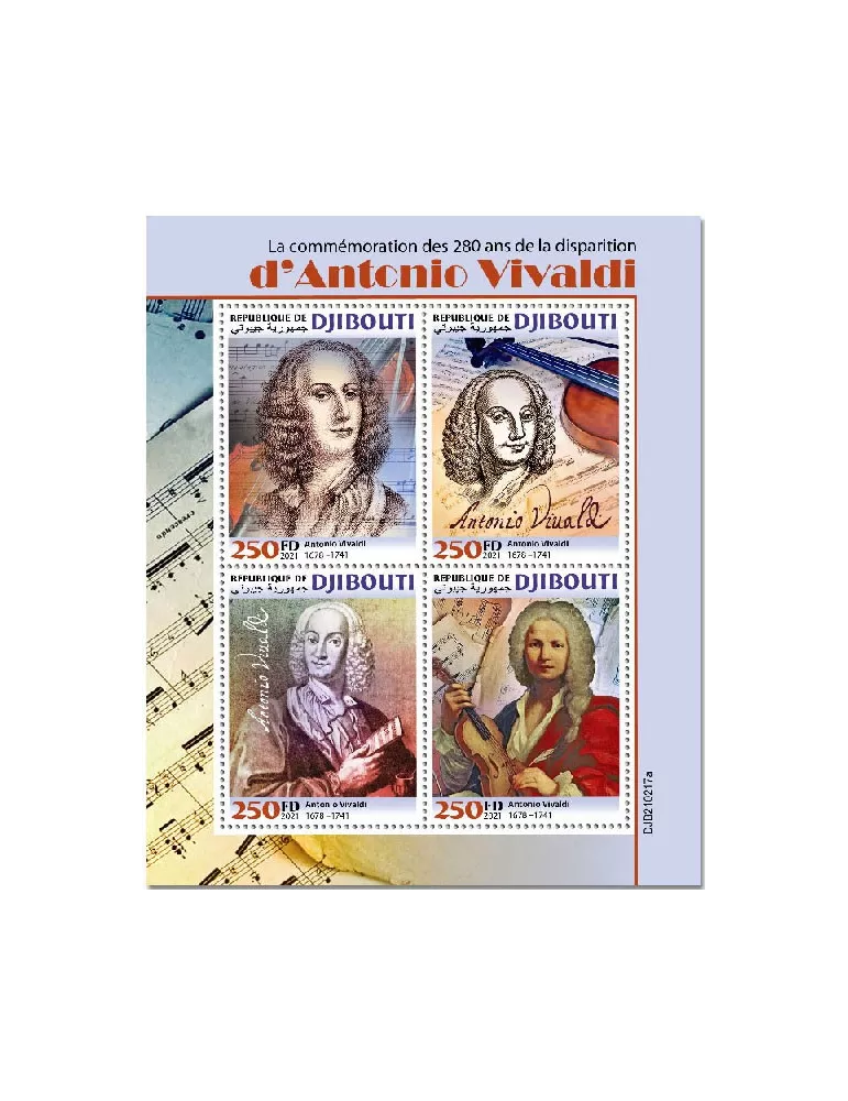 n° 3519/3522 - Timbre DJIBOUTI Poste