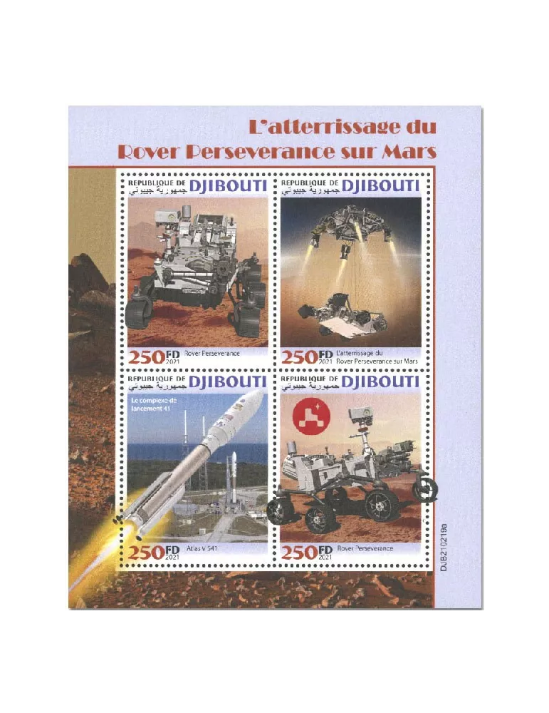 n° 3527/3530 - Timbre DJIBOUTI Poste