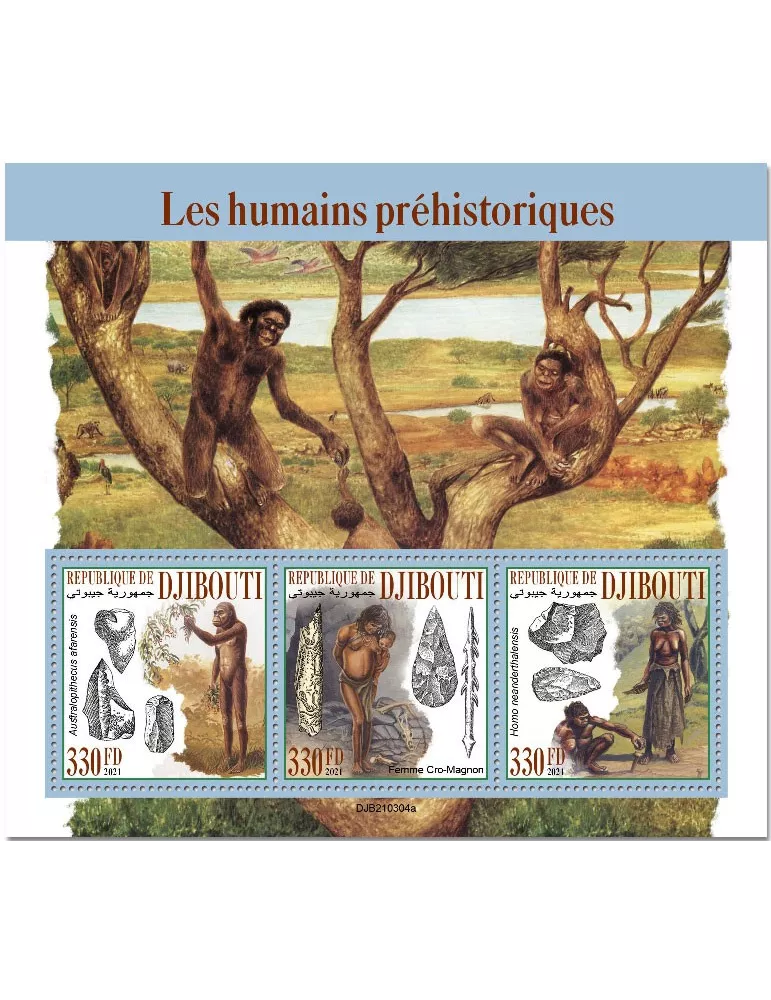 n° 3550/3552 - Timbre DJIBOUTI Poste