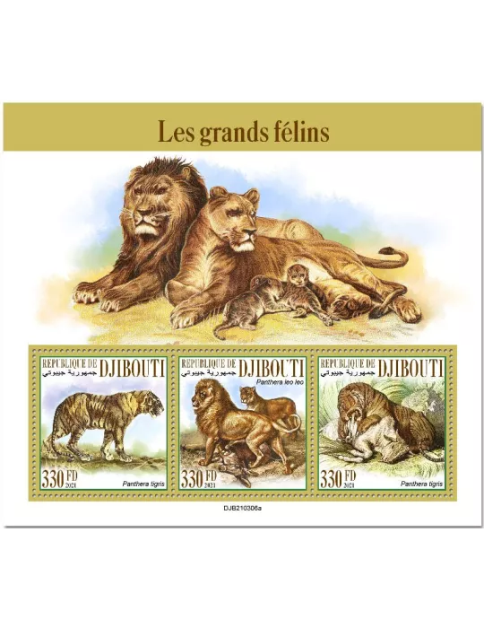 n° 3556/3558 - Timbre DJIBOUTI Poste