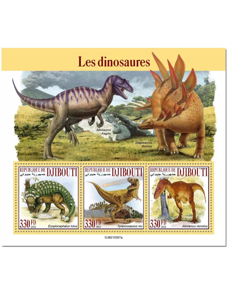 n° 3559/3561 - Timbre DJIBOUTI Poste