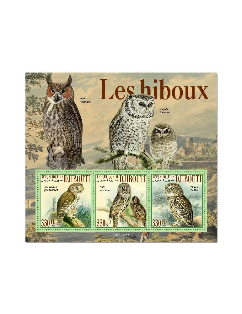 n° 3562/3564 - Timbre DJIBOUTI Poste