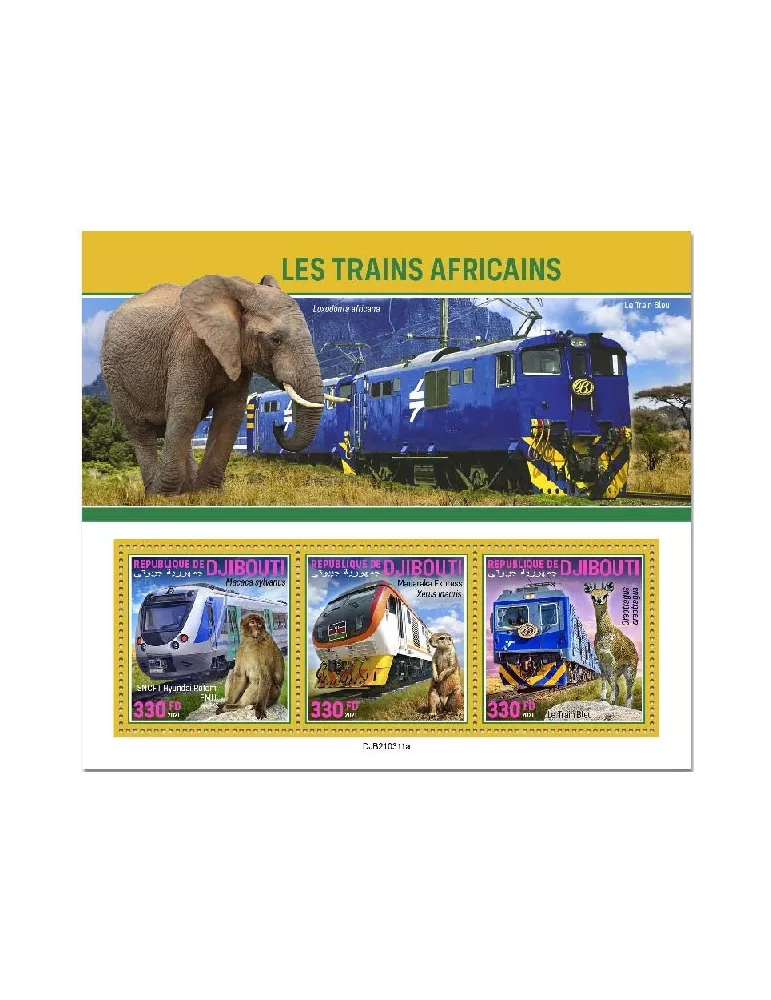 n° 3571/3573 - Timbre DJIBOUTI Poste