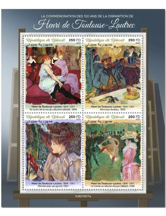 n° 3591/3593 - Timbre DJIBOUTI Poste