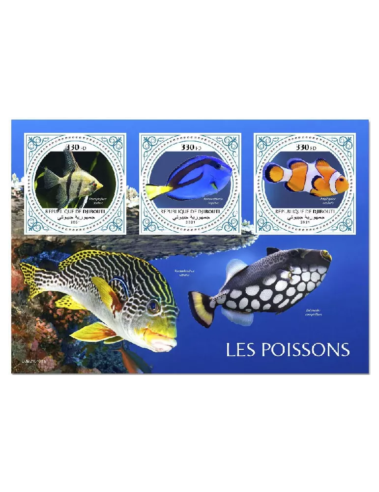 n° 3625/3627 - Timbre DJIBOUTI Poste