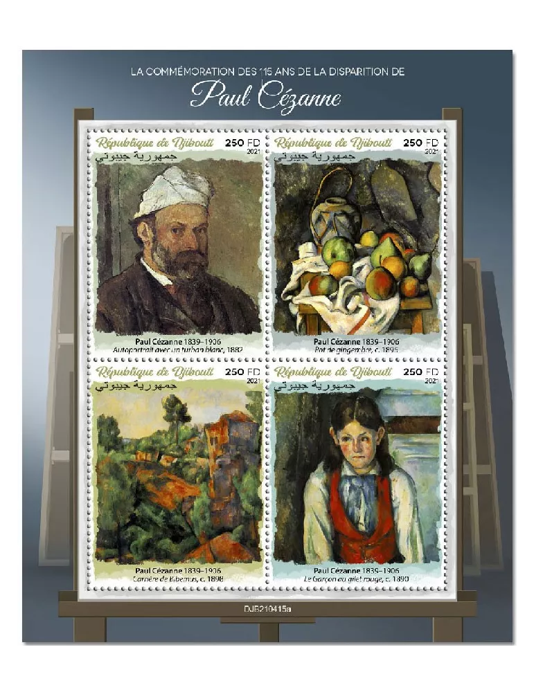 n° 3646/3649 - Timbre DJIBOUTI Poste