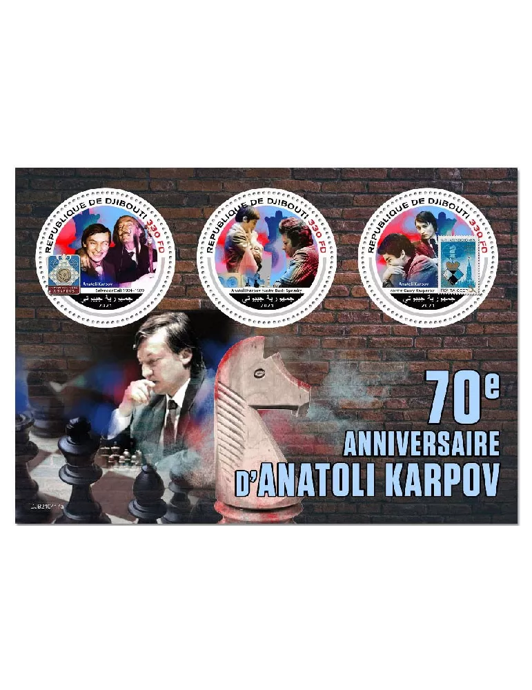 n° 3652/3654 - Timbre DJIBOUTI Poste