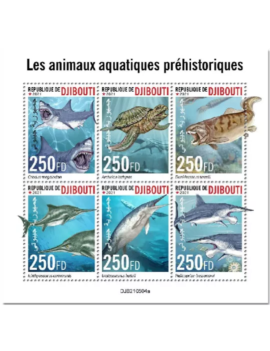 n° 3682/3687 - Timbre DJIBOUTI Poste