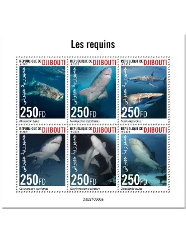 n° 3694/3699 - Timbre DJIBOUTI Poste