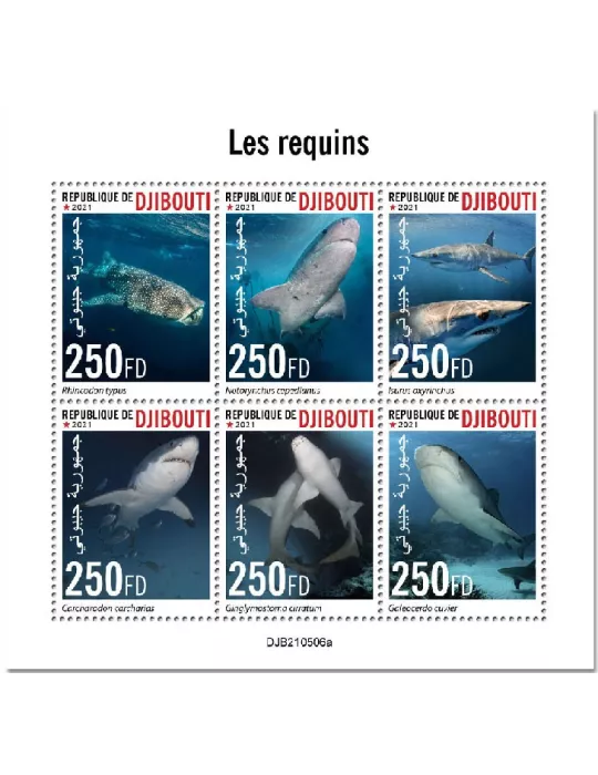 n° 3694/3699 - Timbre DJIBOUTI Poste