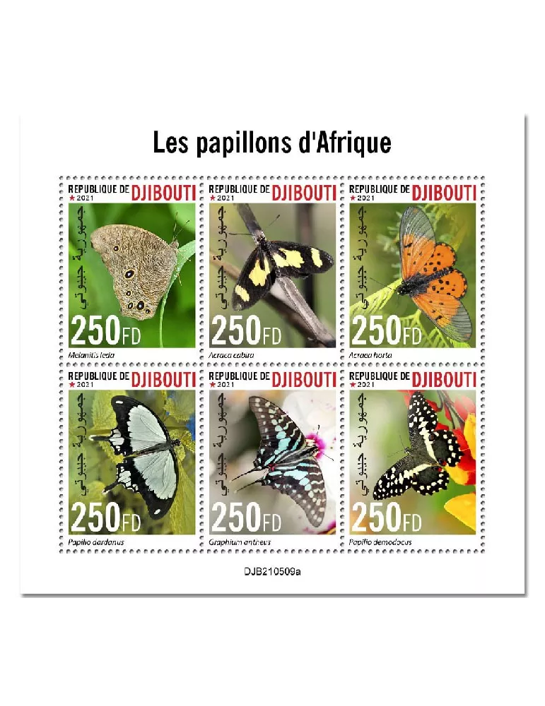 n° 3710/3715 - Timbre DJIBOUTI Poste