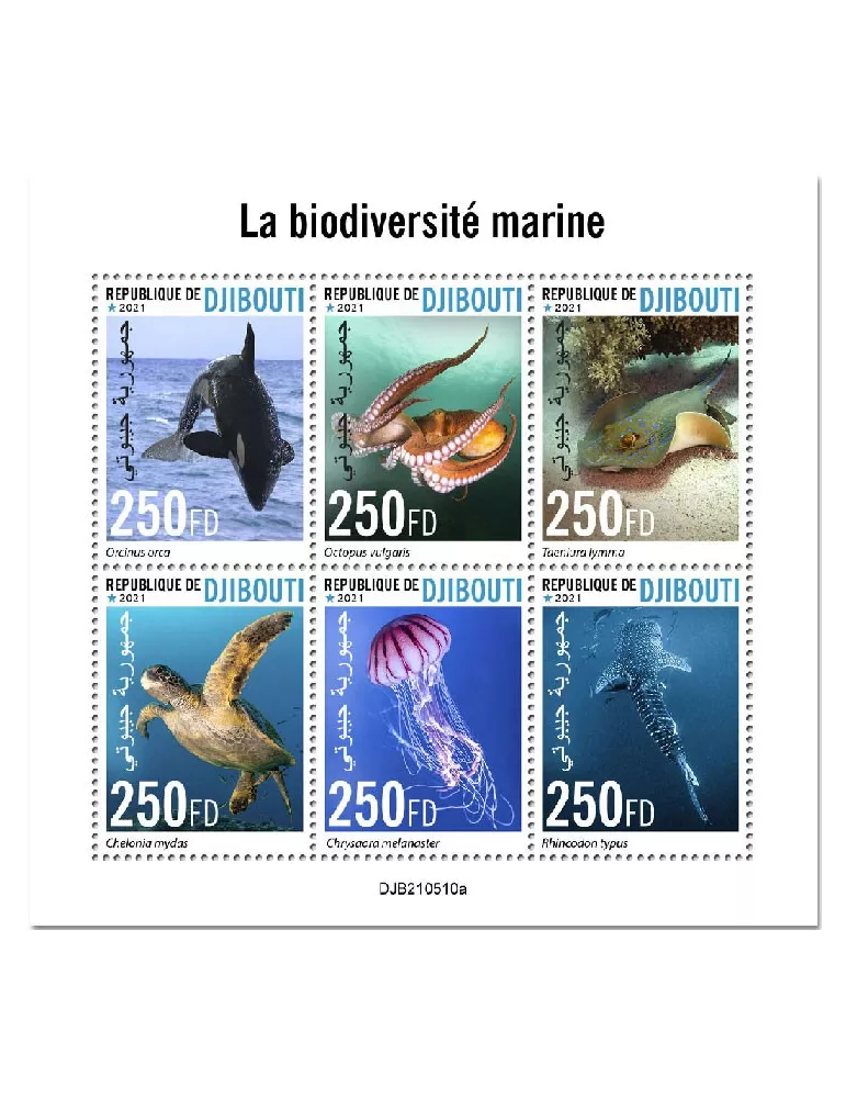 n° 3716/3721 - Timbre DJIBOUTI Poste