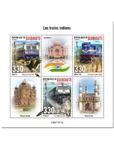 n° 3722/3724 - Timbre DJIBOUTI Poste