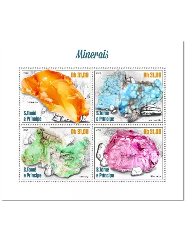 n° 7253/7256 - Timbre SAINT-THOMAS ET PRINCE Poste