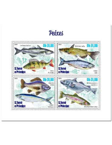 n° 7269/7272 - Timbre SAINT-THOMAS ET PRINCE Poste