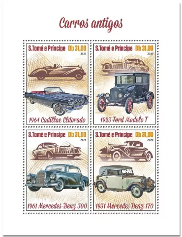 n° 7285/7288 - Timbre SAINT-THOMAS ET PRINCE Poste