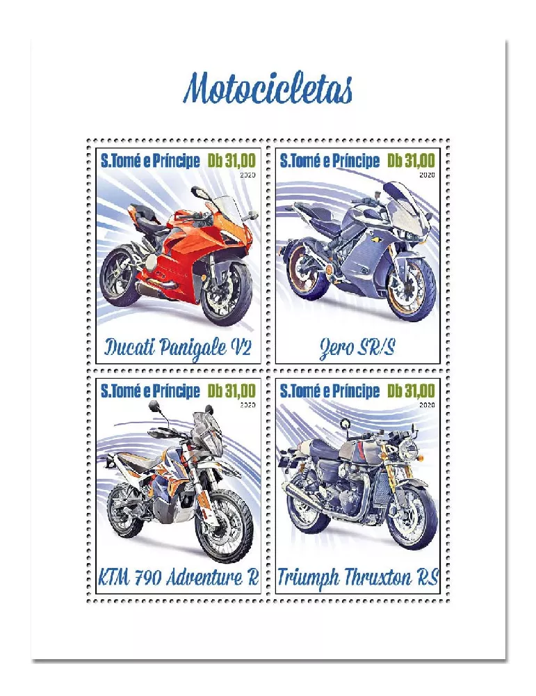 n° 7289/7292 - Timbre SAINT-THOMAS ET PRINCE Poste