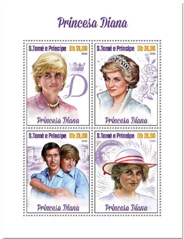 n° 7293/7296 - Timbre SAINT-THOMAS ET PRINCE Poste