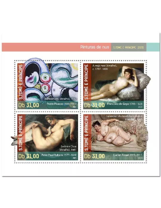 n° 7321/7324 - Timbre SAINT-THOMAS ET PRINCE Poste