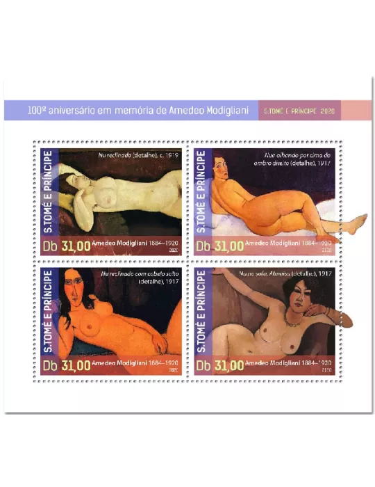 n° 7325/7328 - Timbre SAINT-THOMAS ET PRINCE Poste