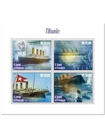 n° 7353/7356 - Timbre SAINT-THOMAS ET PRINCE Poste