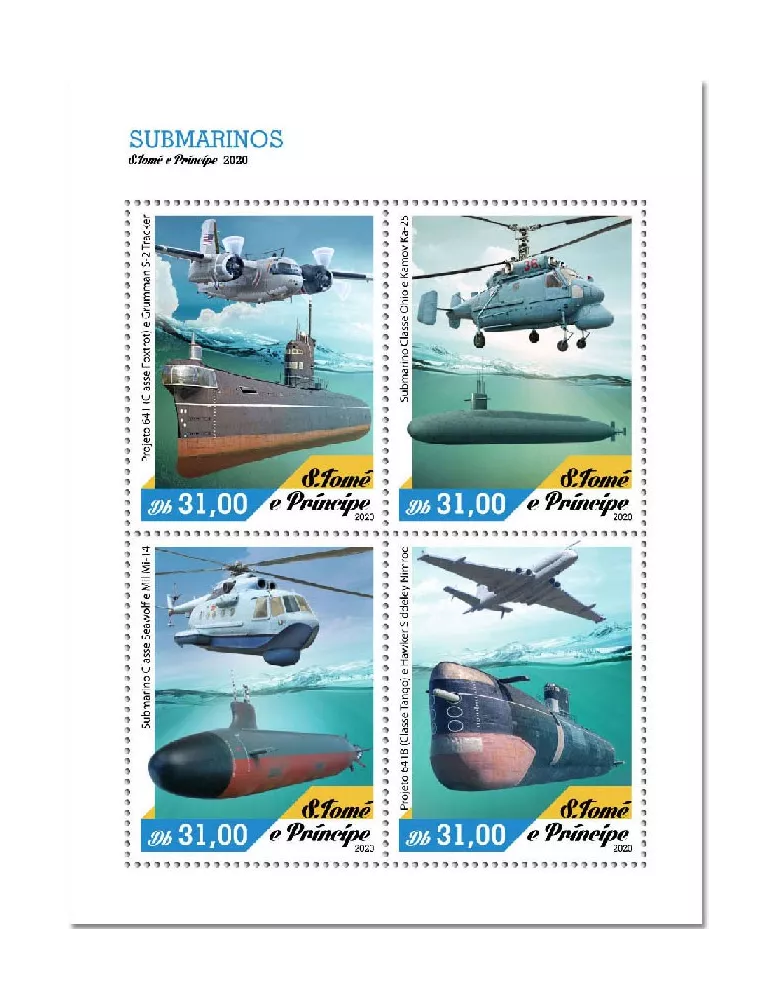 n° 7421/7424 - Timbre SAINT-THOMAS ET PRINCE Poste