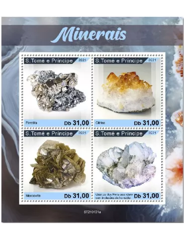 n° 7551/7554 - Timbre SAINT-THOMAS ET PRINCE Poste