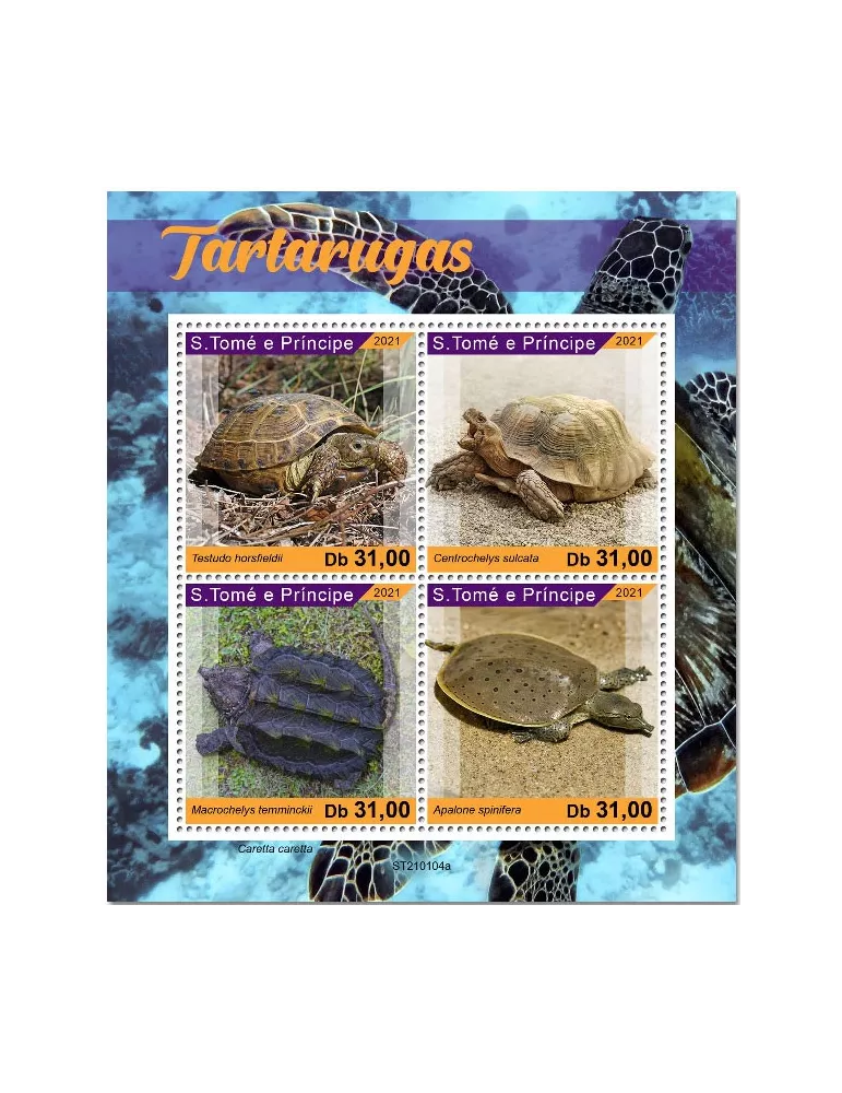 n° 7563/7566 - Timbre SAINT-THOMAS ET PRINCE Poste