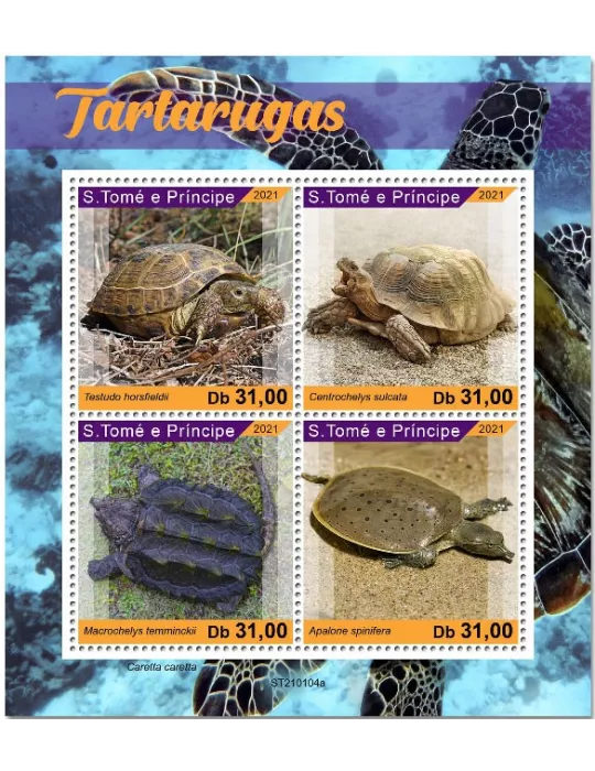 n° 7563/7566 - Timbre SAINT-THOMAS ET PRINCE Poste