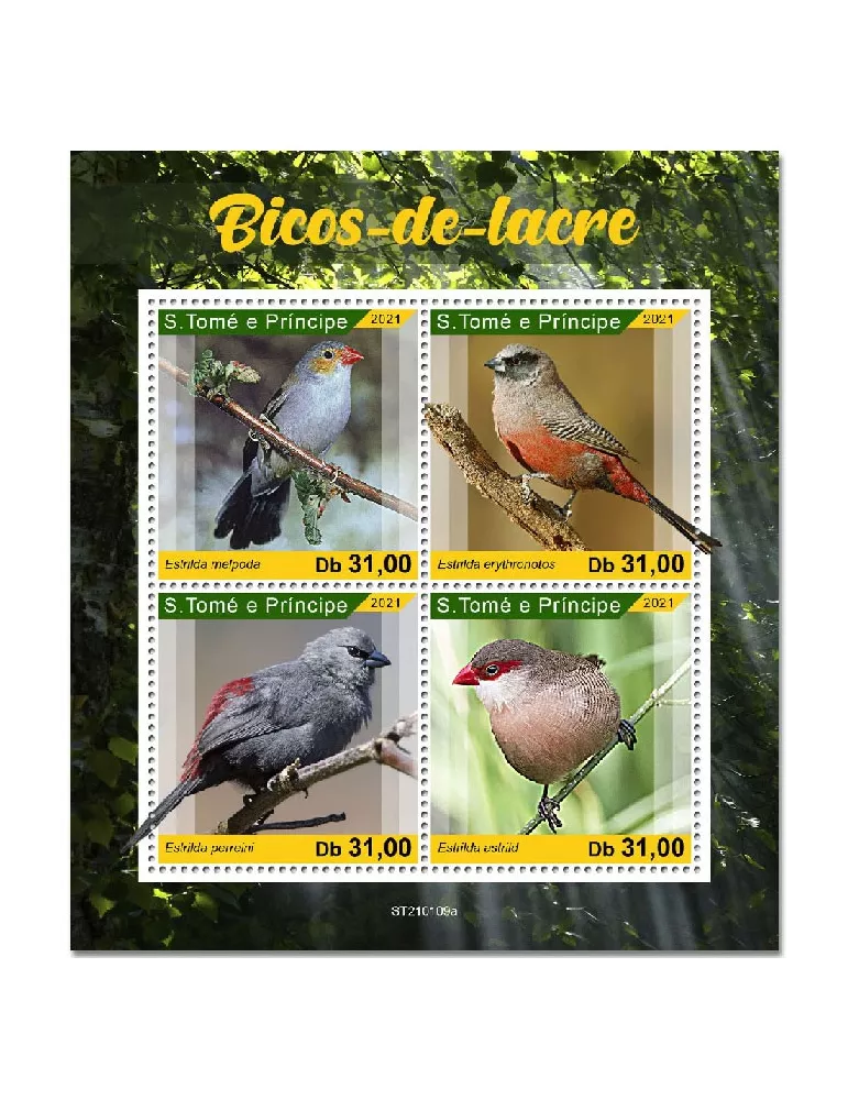 n° 7583/7586 - Timbre SAINT-THOMAS ET PRINCE Poste