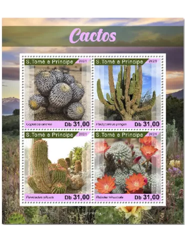 n° 7591/7594 - Timbre SAINT-THOMAS ET PRINCE Poste